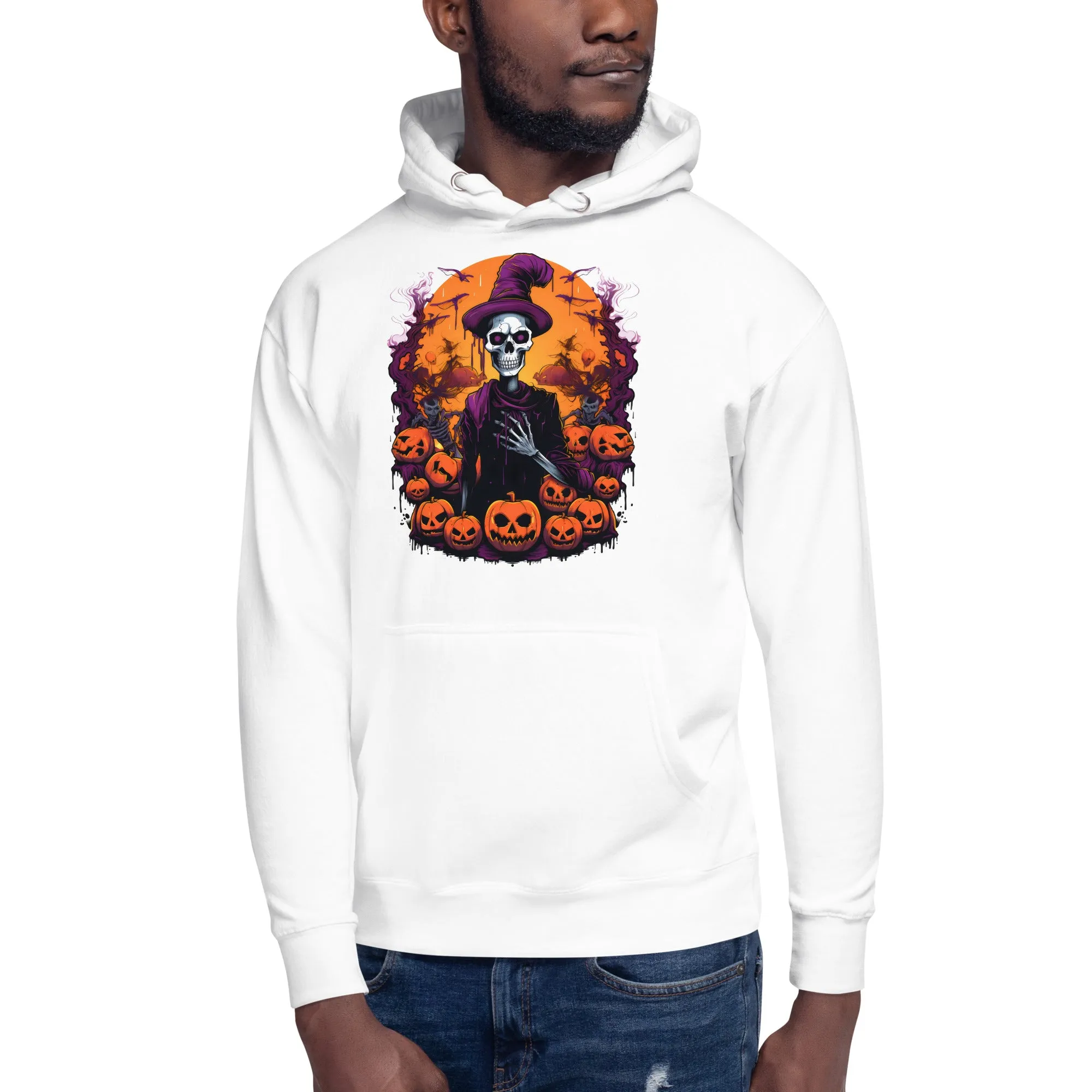 Get Spooktacular with Skeleton-themed Halloween Hoodies 002