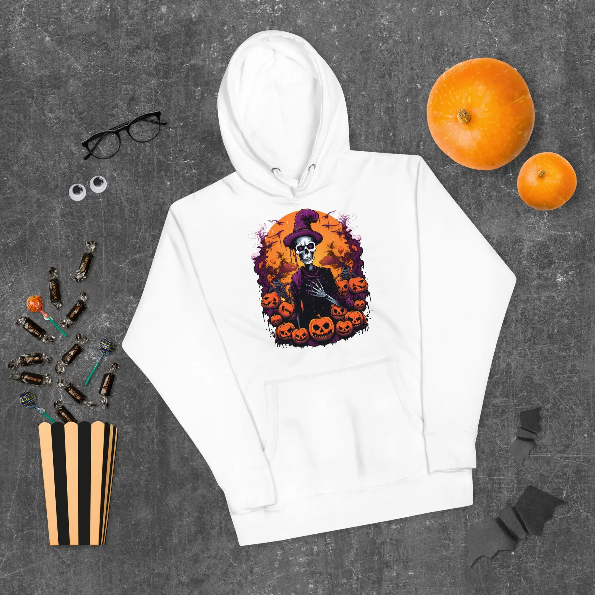 Get Spooktacular with Skeleton-themed Halloween Hoodies 002