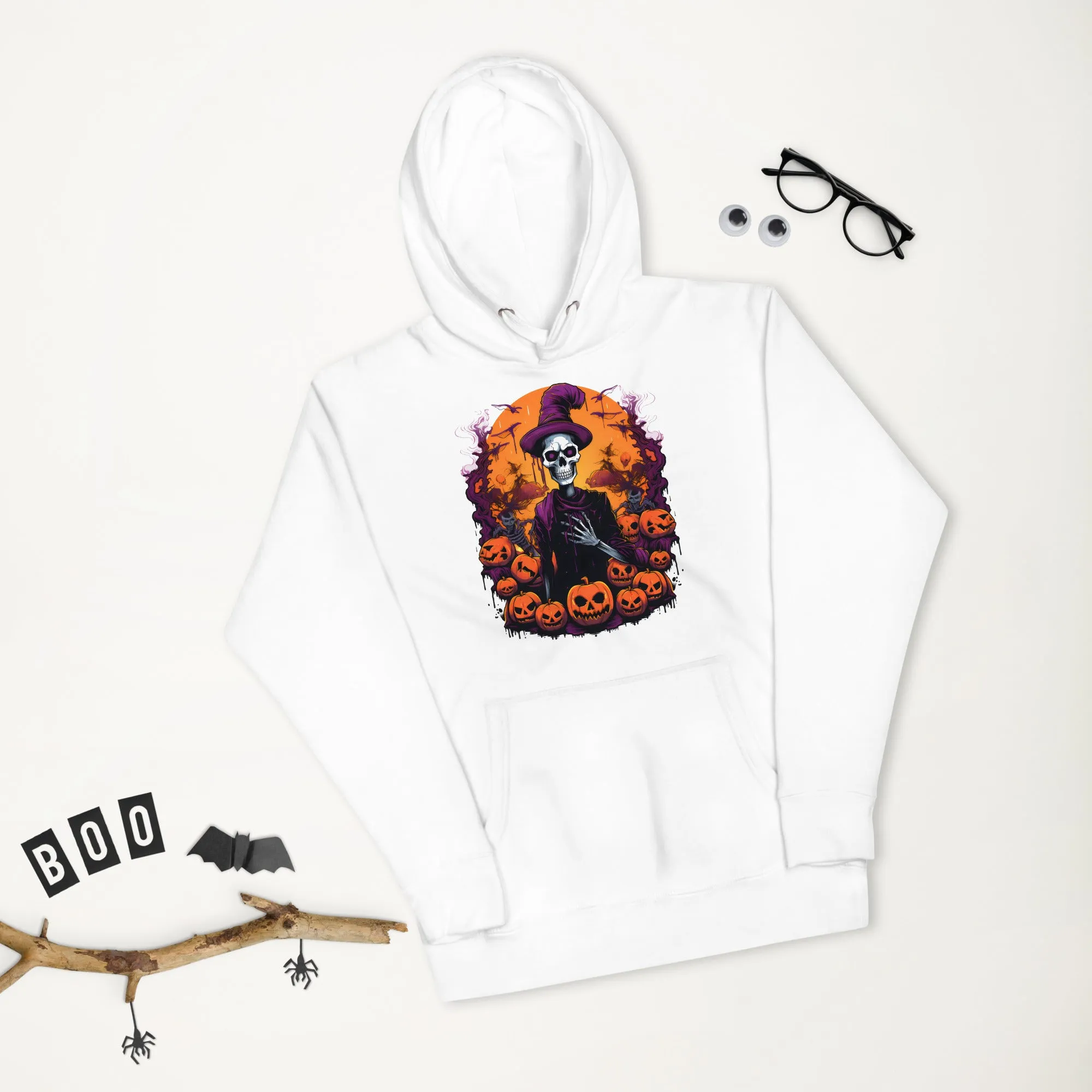 Get Spooktacular with Skeleton-themed Halloween Hoodies 002