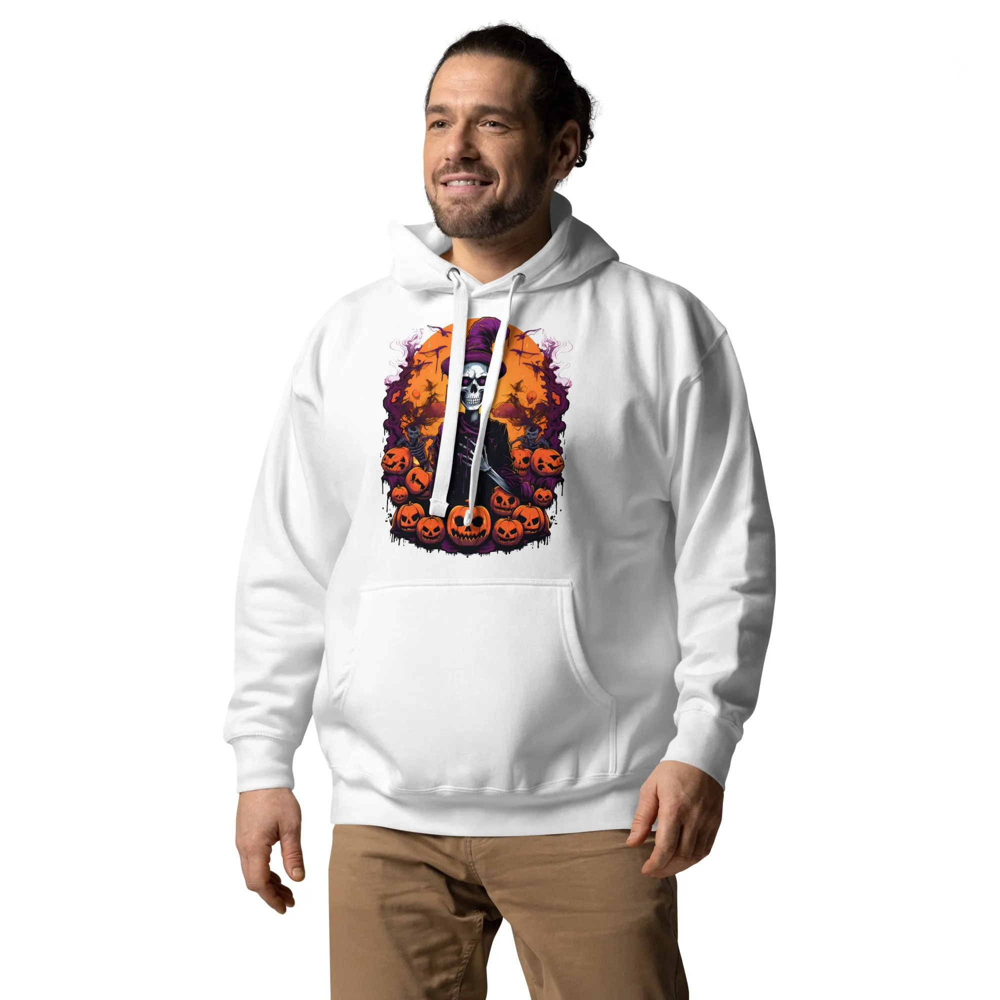 Get Spooktacular with Skeleton-themed Halloween Hoodies 002