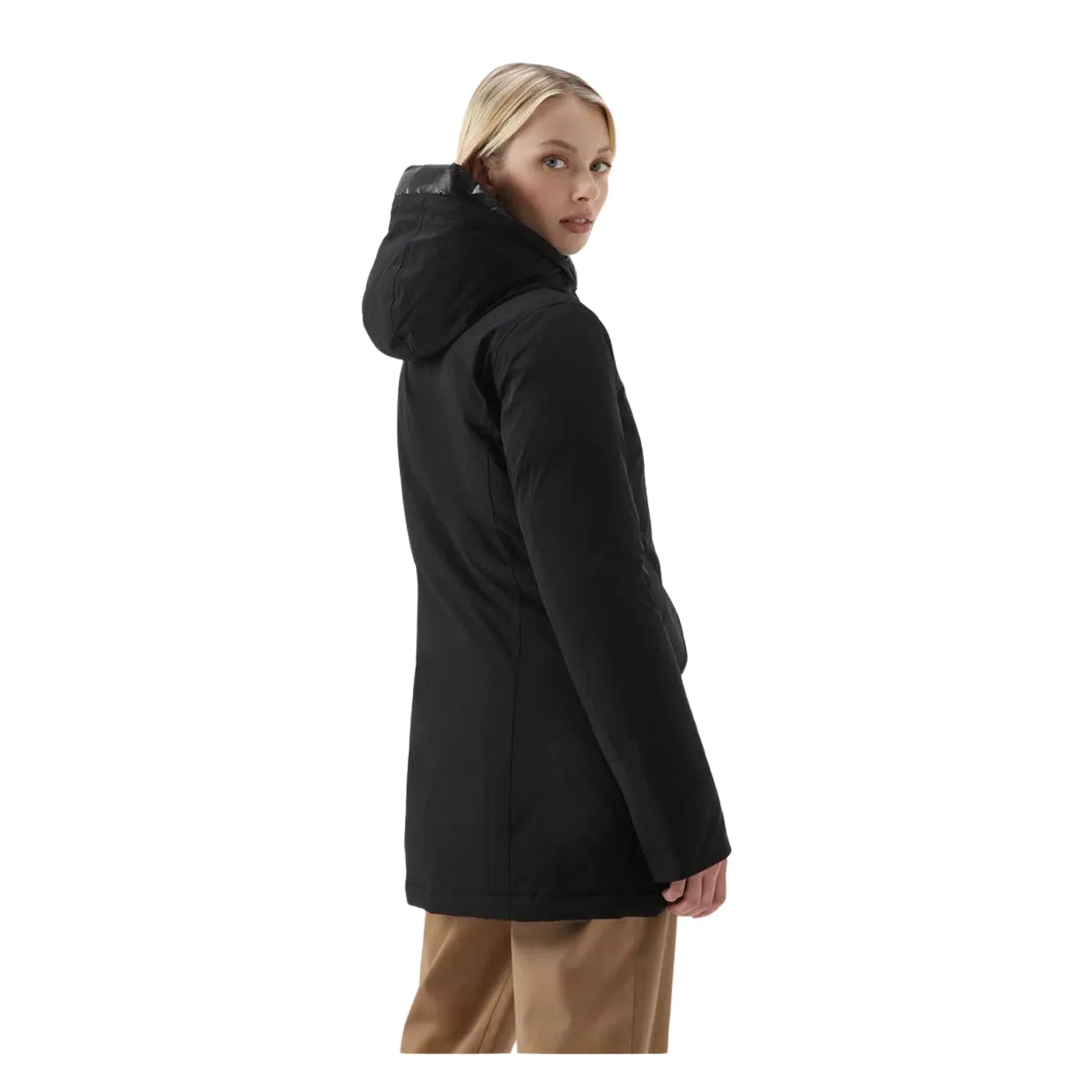 Giubbino Donna Woolrich Luxury Arctic Parka Nero