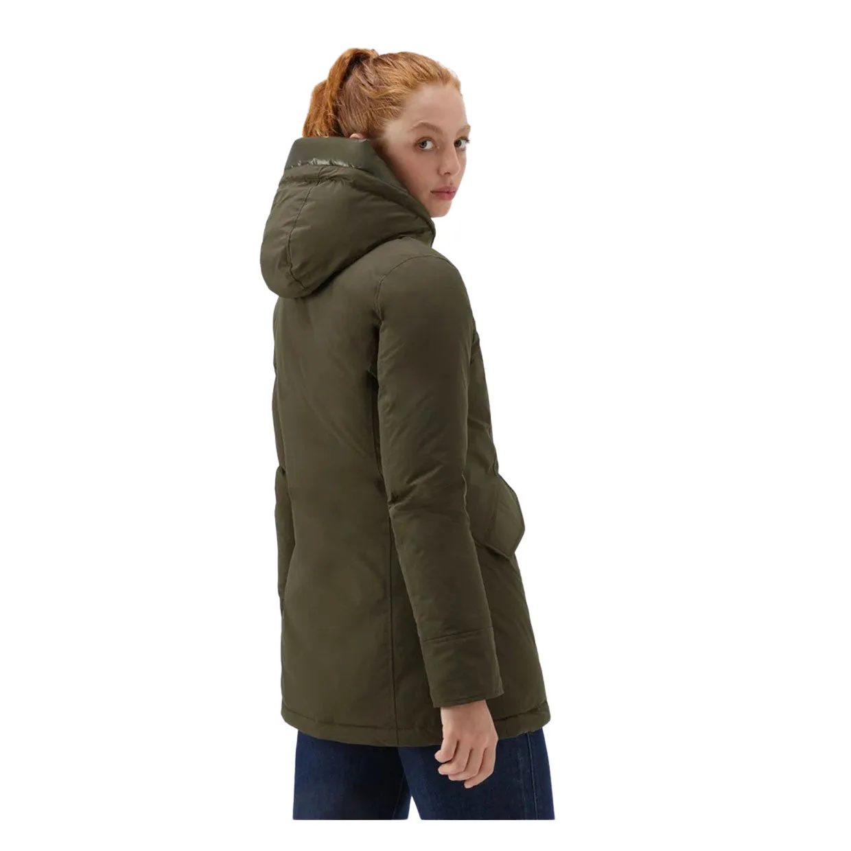 Giubbino Donna Woolrich Luxury Arctic Parka Verde