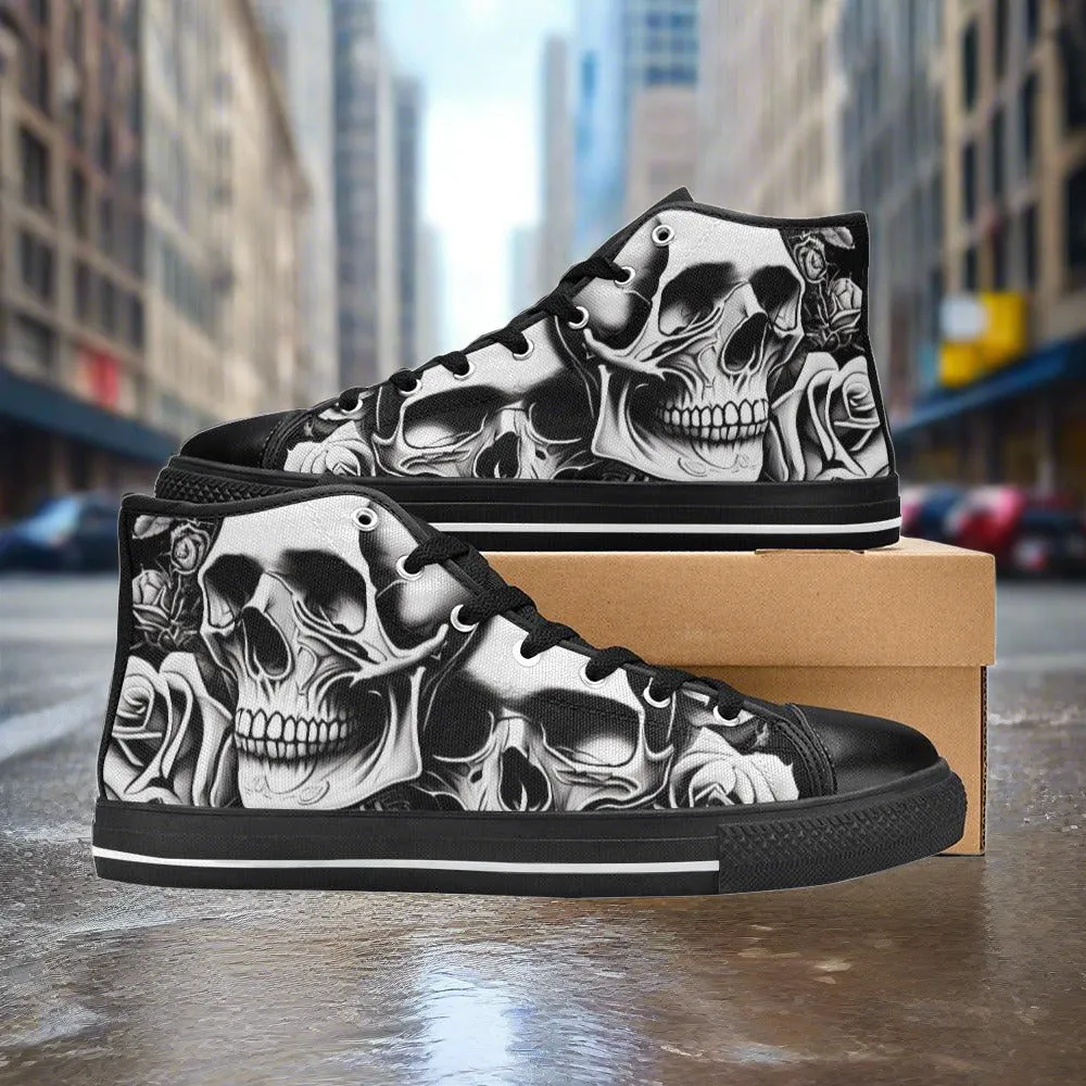 Grey Skulls & Roses Men