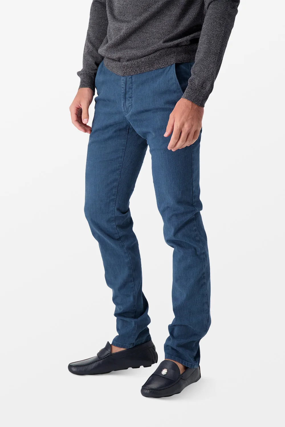 Incotex Blue Casual Trousers