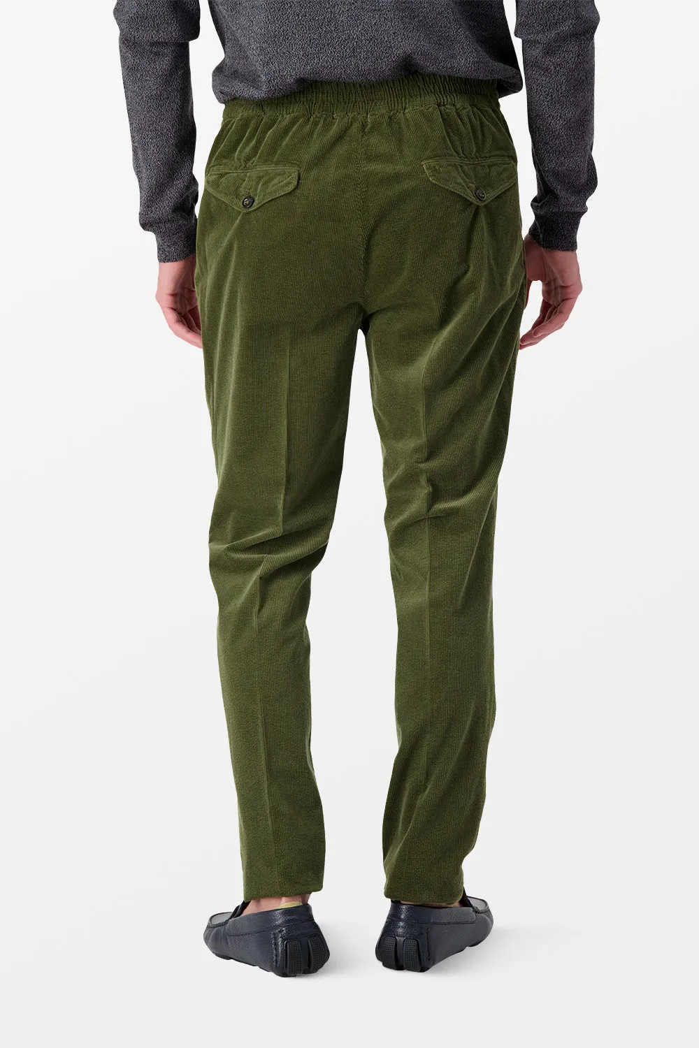 Incotex Olive Casual Trousers