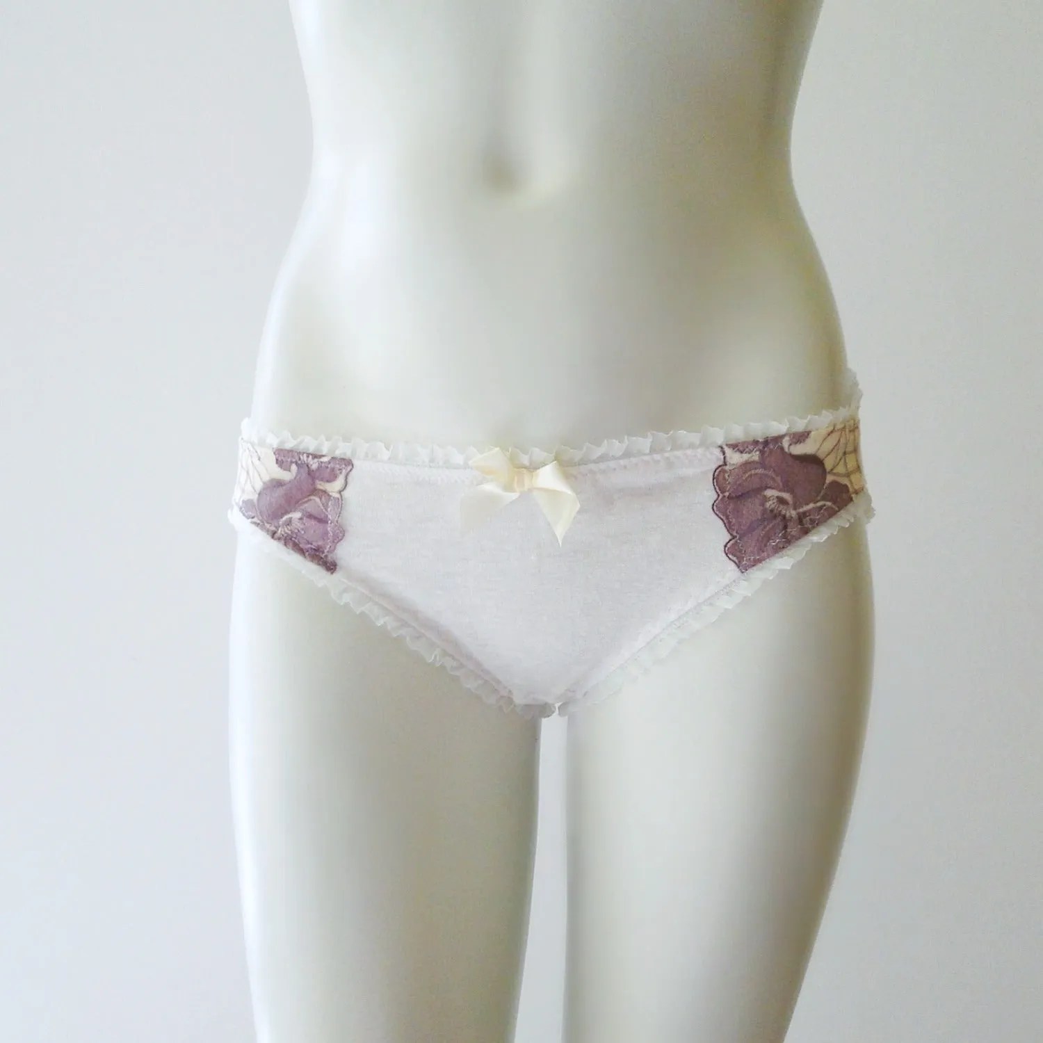 Linen bikini brief for women