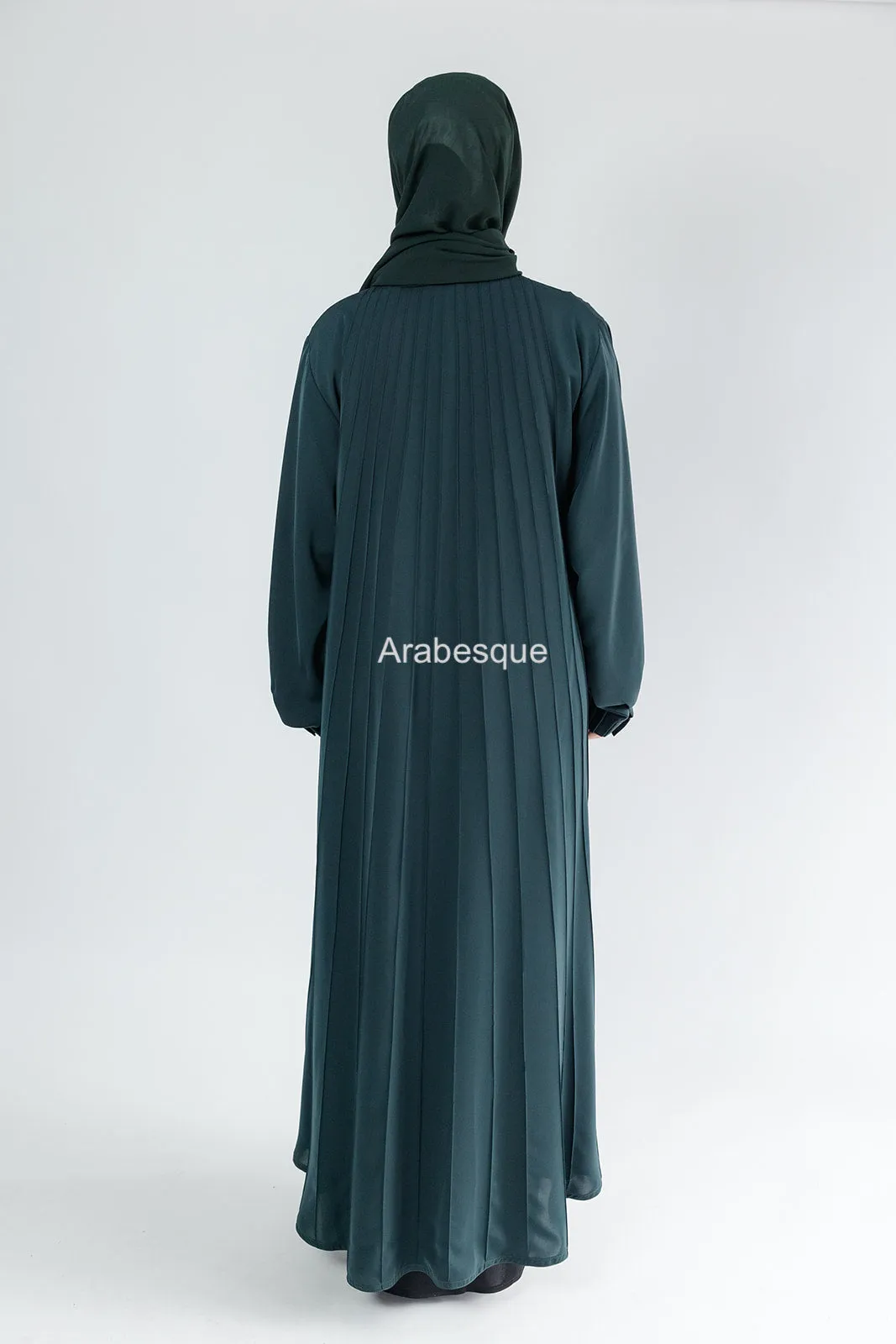 Luxury Striped Open Abaya - 5 Colours