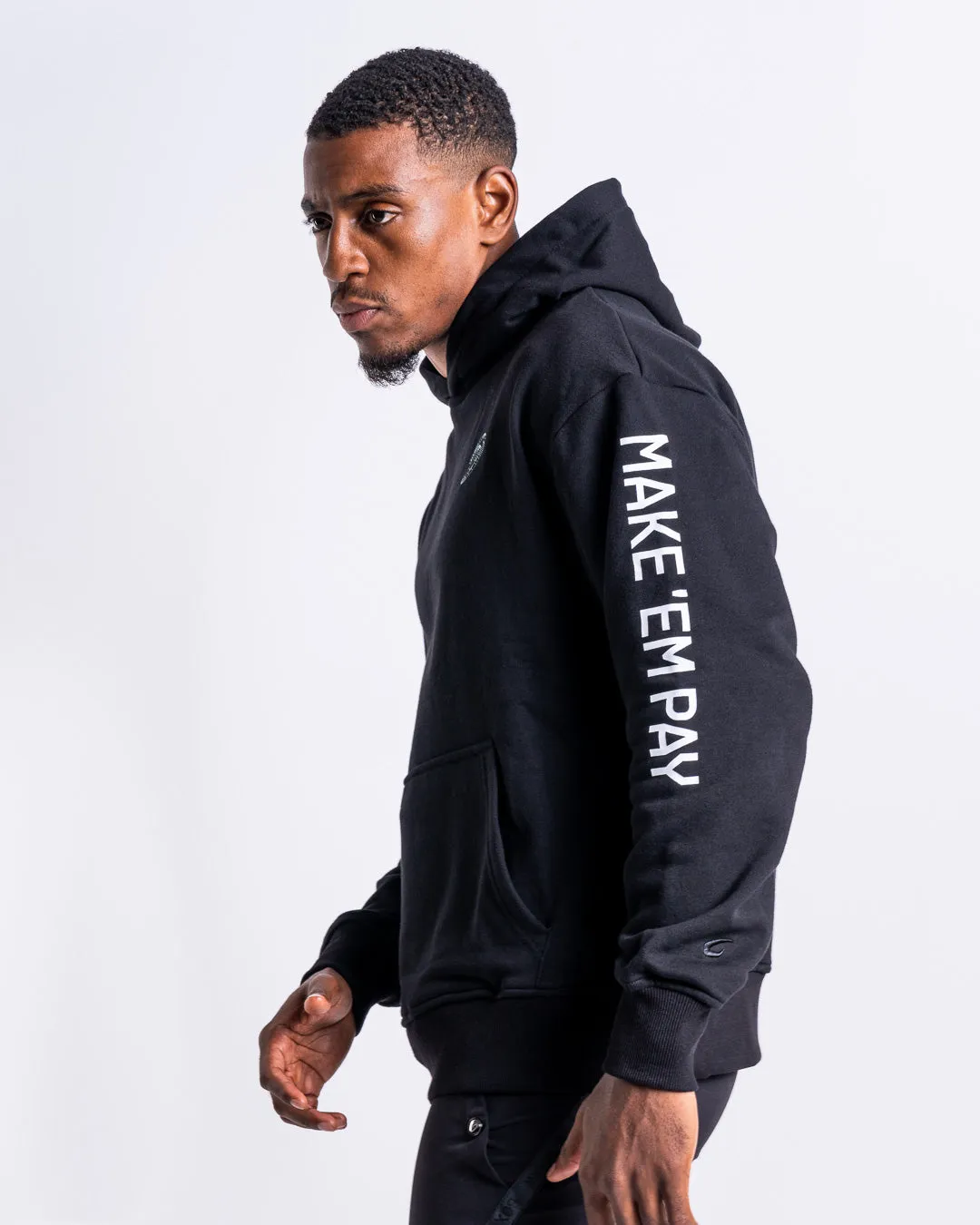 Make 'Em Miss Oversized Hoodie - Black