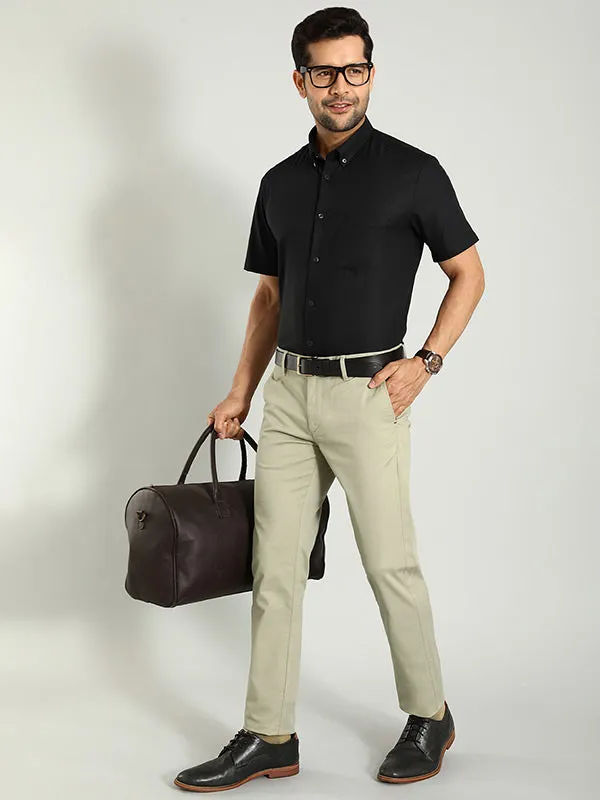 Men Brooklyn Fit Cotton Stretch Trouser