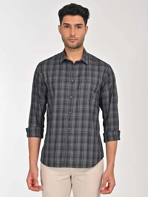 Men Checked Full Sleeve Cotton Shirt