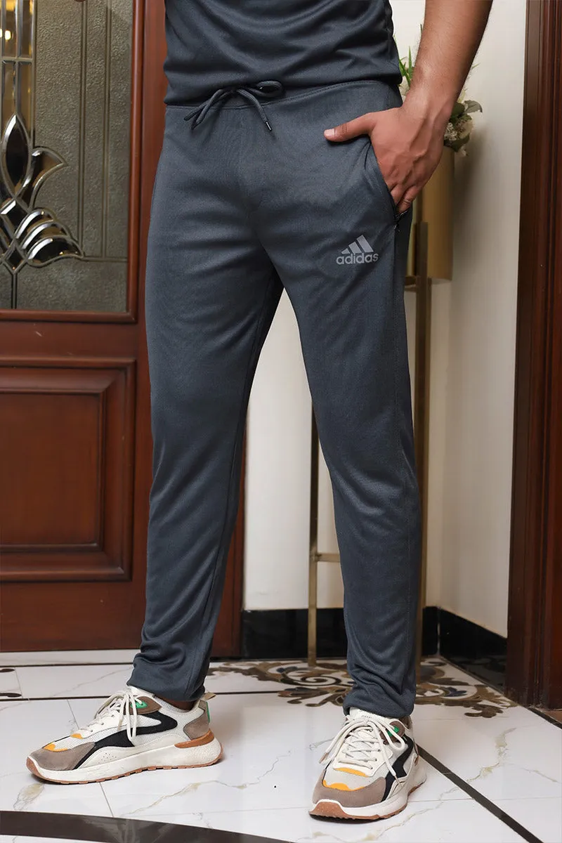 Men Summer Tracksuit Charcoal