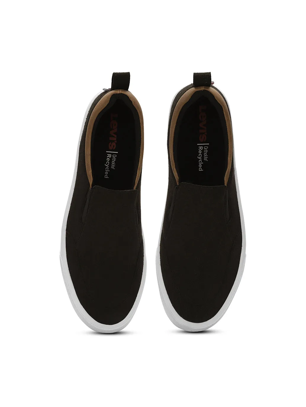 Men's Alps Black Casual Slip On