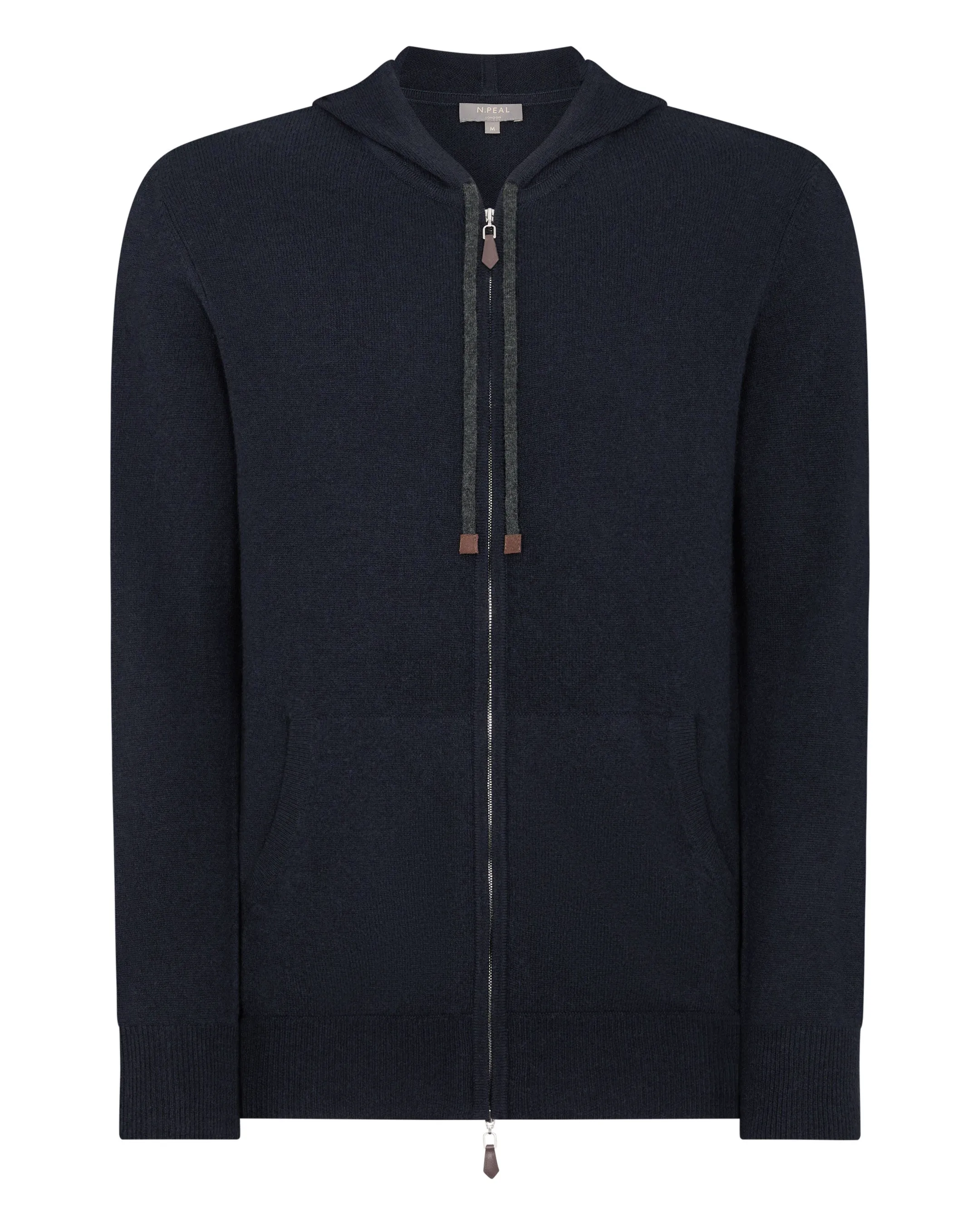 Men's Ladbroke Cashmere Hoodie Navy Blue