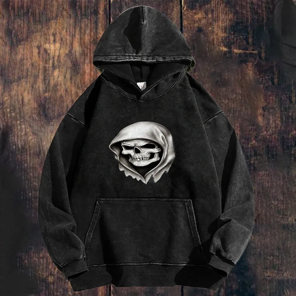 Mens Vintage Skeleton Hoodies