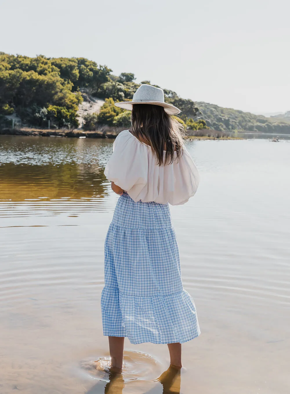 Mia Skirt-CORNFLOWER