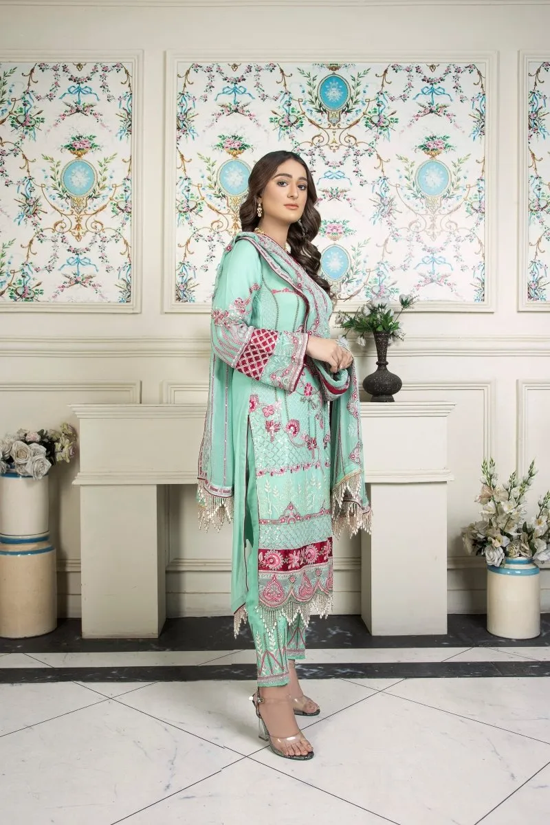 Mihrimah Chiffon Formal Suit MIH33