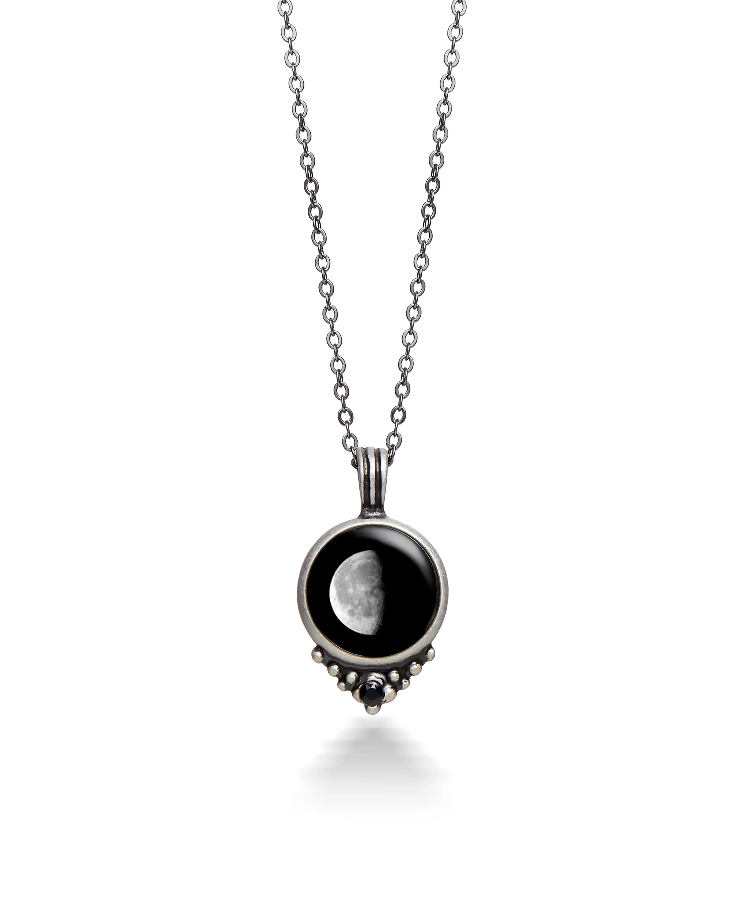 Moonglow Classic Pewter Necklace