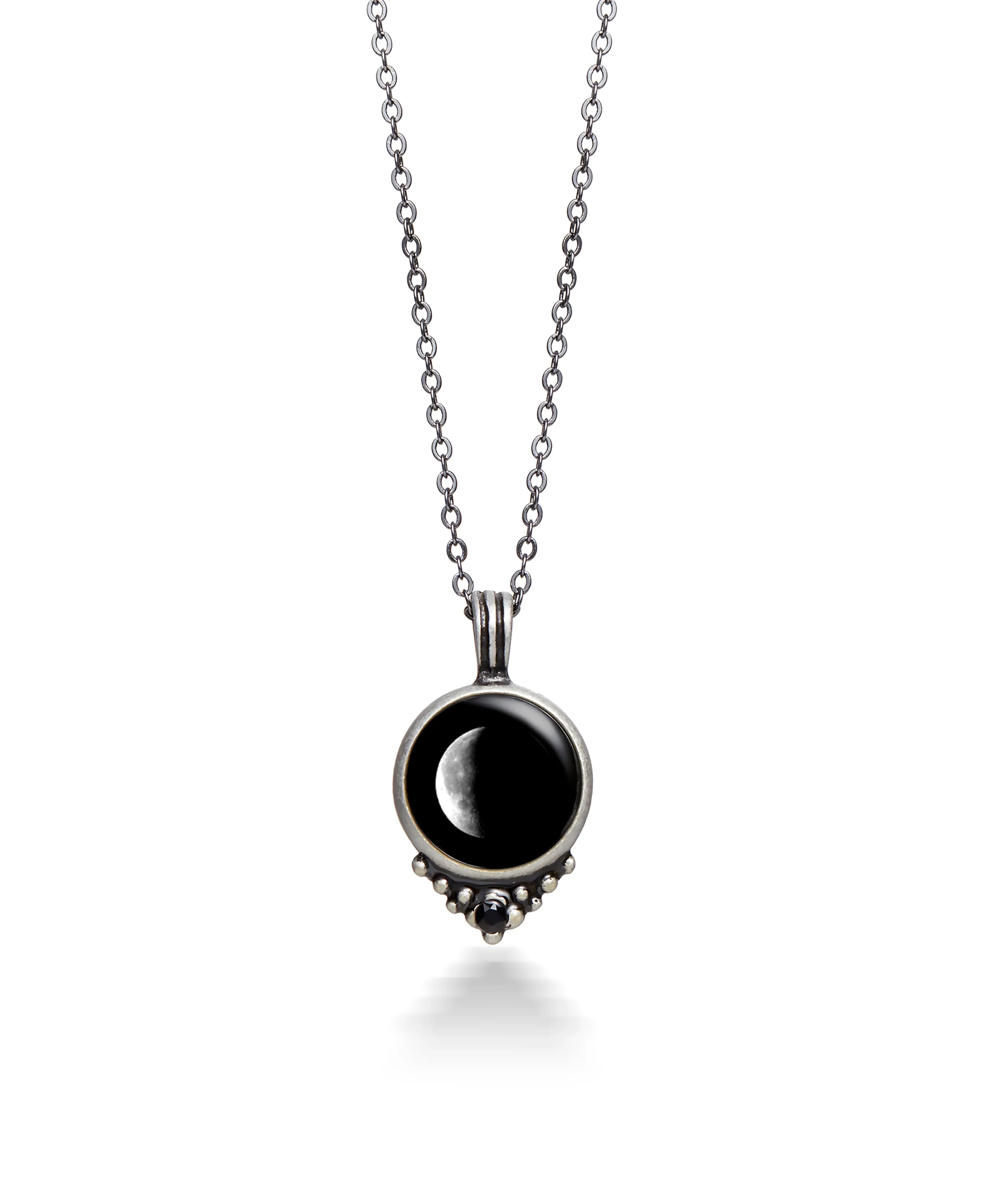 Moonglow Classic Pewter Necklace