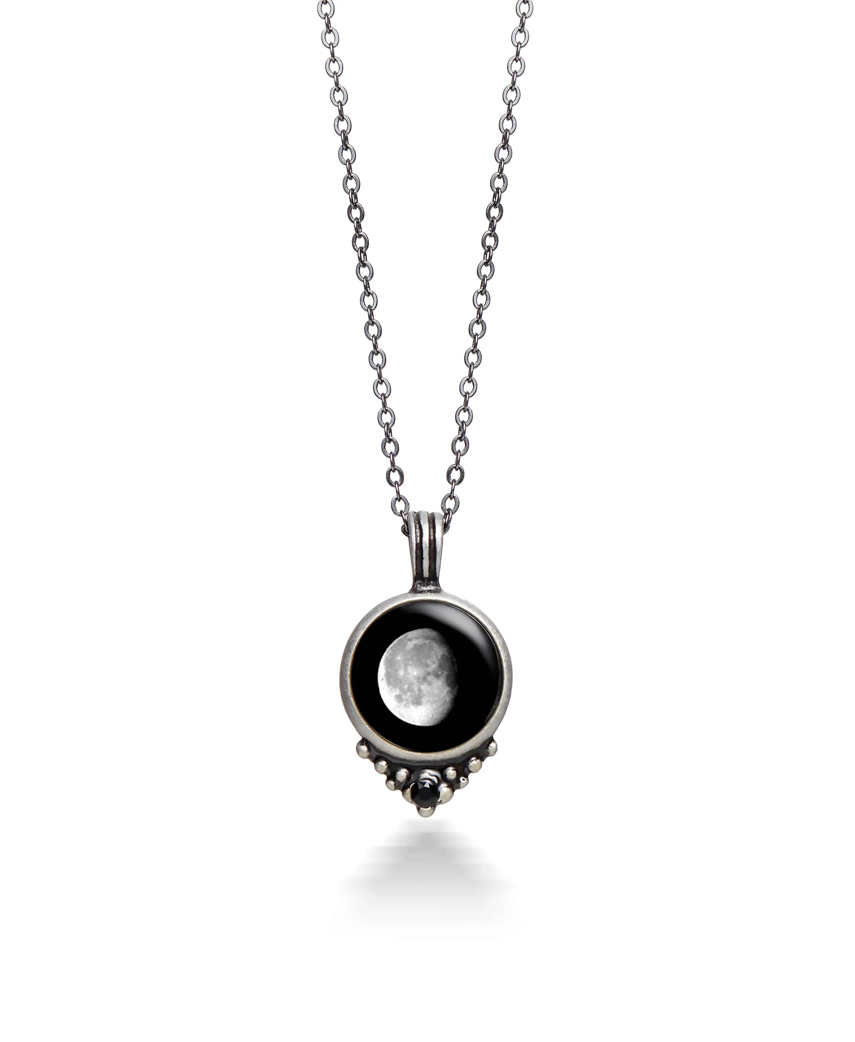 Moonglow Classic Pewter Necklace