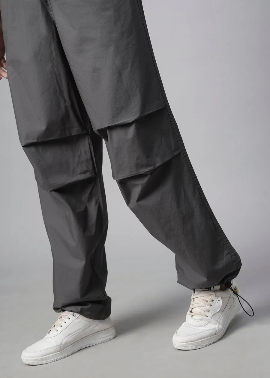 Parachute Pants For Men - Grey