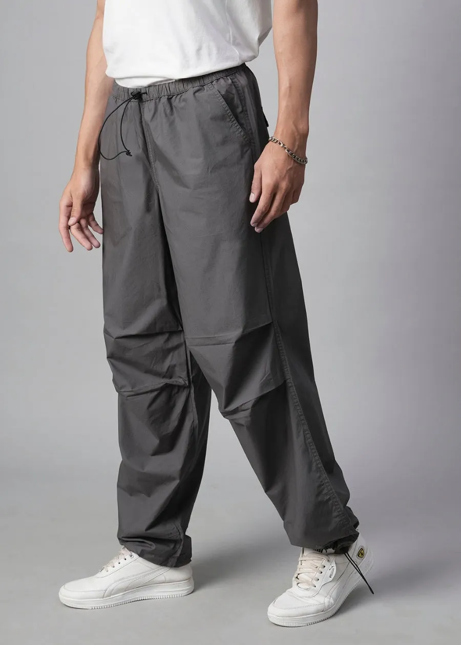 Parachute Pants For Men - Grey