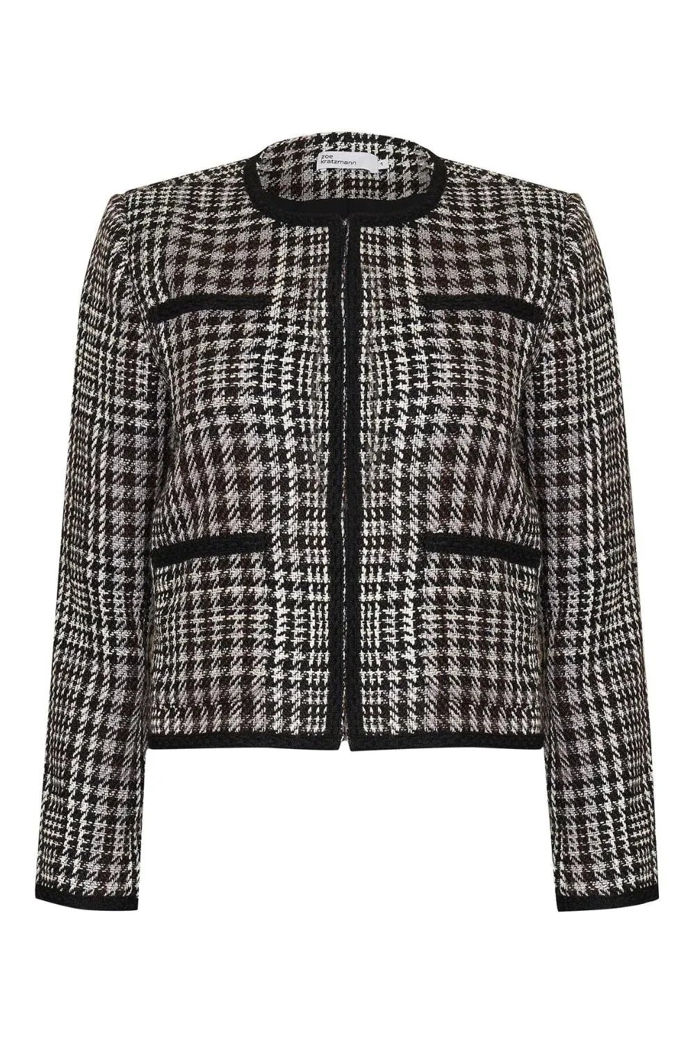 Patron Tweed Jacket Check Boucle