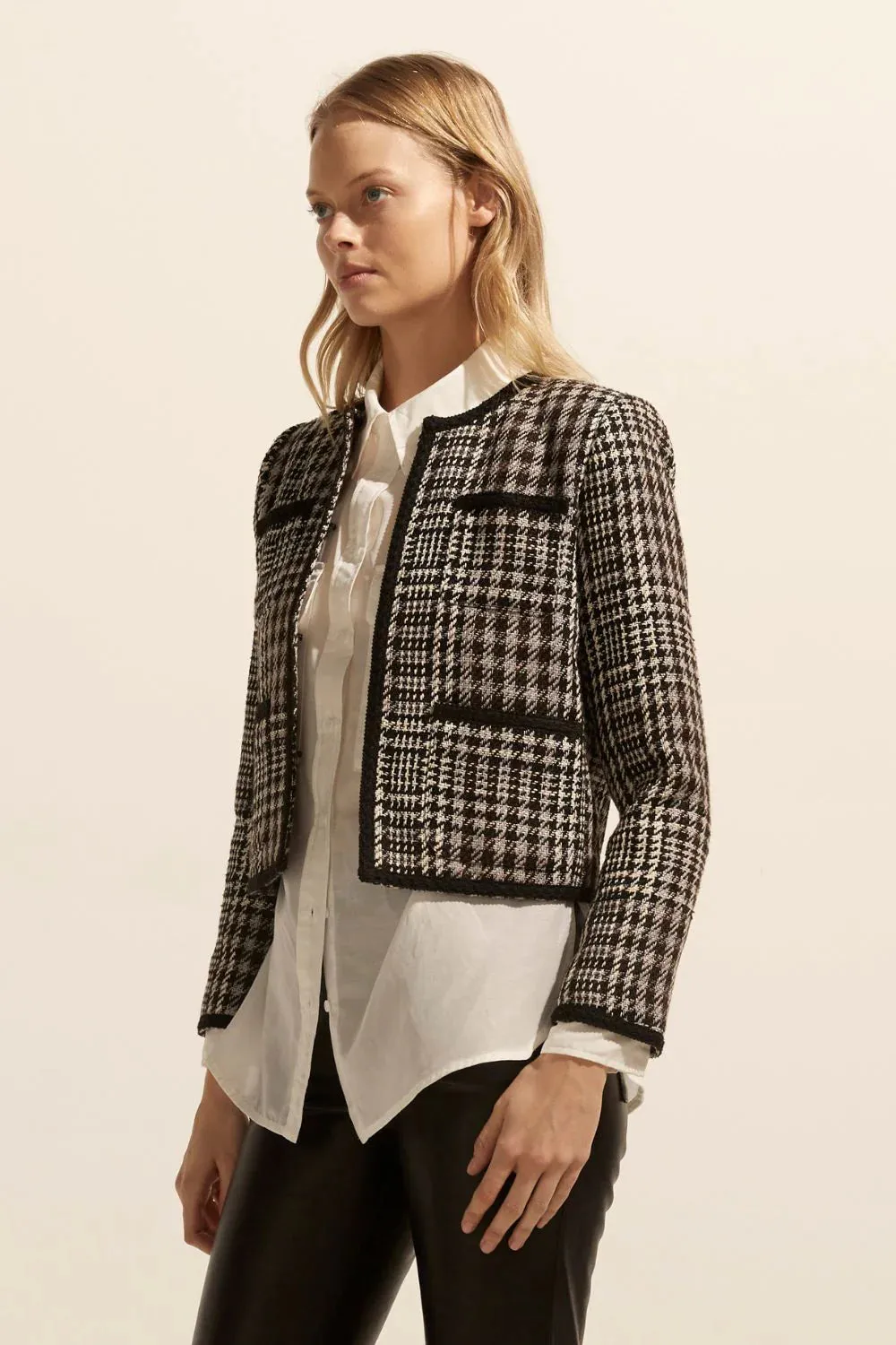 Patron Tweed Jacket Check Boucle