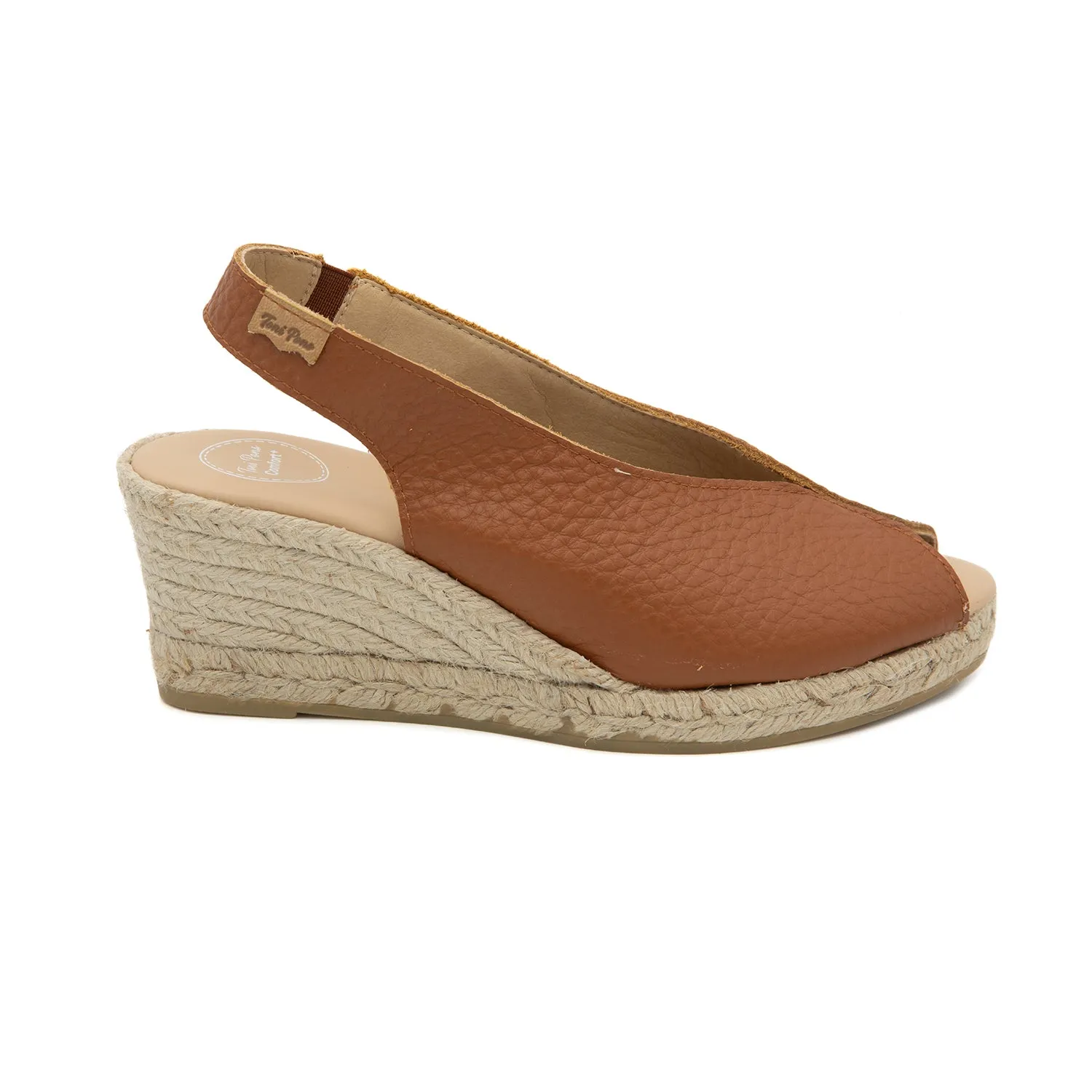 Plain Leather Wedges For Women - Boira