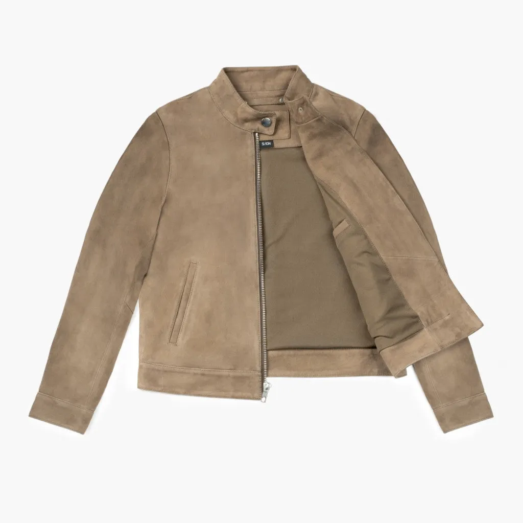 Racer Jacket | Taupe