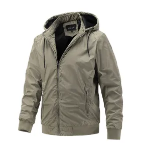 Removable Hooded Casual Men's Jacket