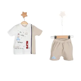 Robotic Baby Casual Shorts Set