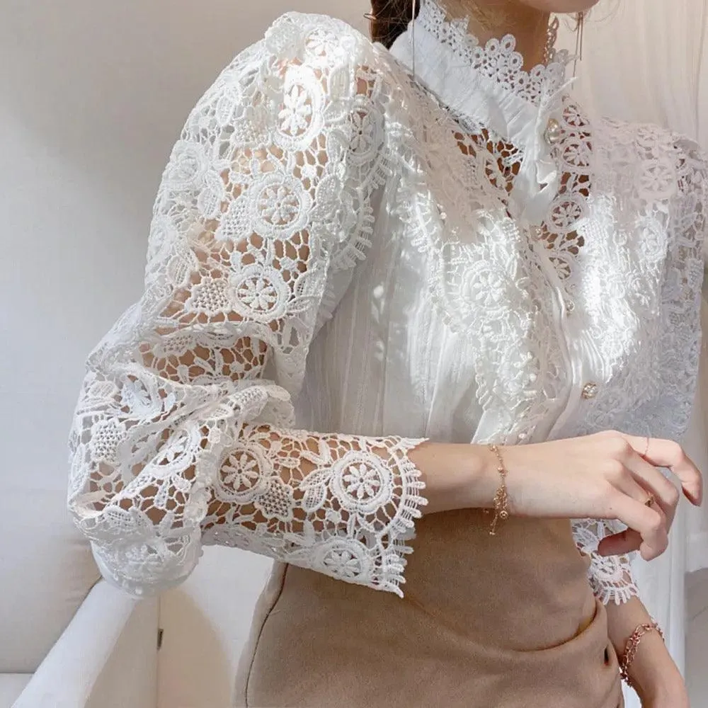 Sale Luxury Lace Blouse