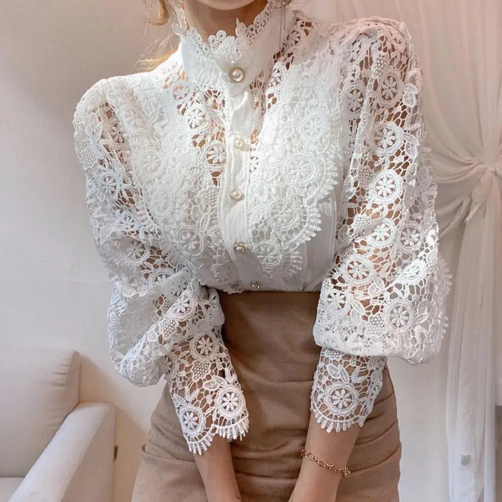 Sale Luxury Lace Blouse