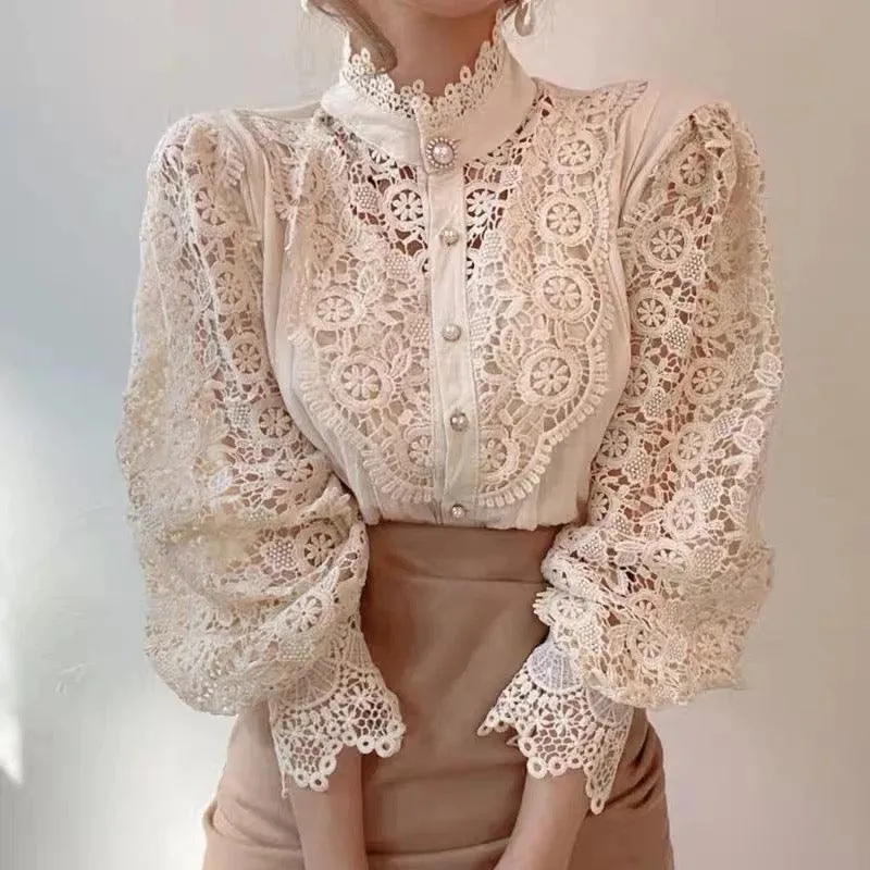 Sale Luxury Lace Blouse