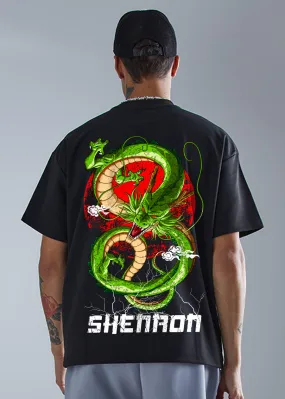 Shenron Men Oversized Printed T-Shirt