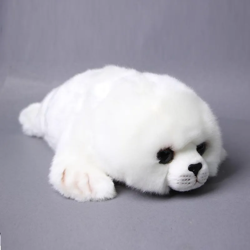 Soft Cute Seals Plush Toy Sea World Animal Sea Lion Plush Stuffed Doll Big Eyes Baby Birthday Gift for Kids Girls