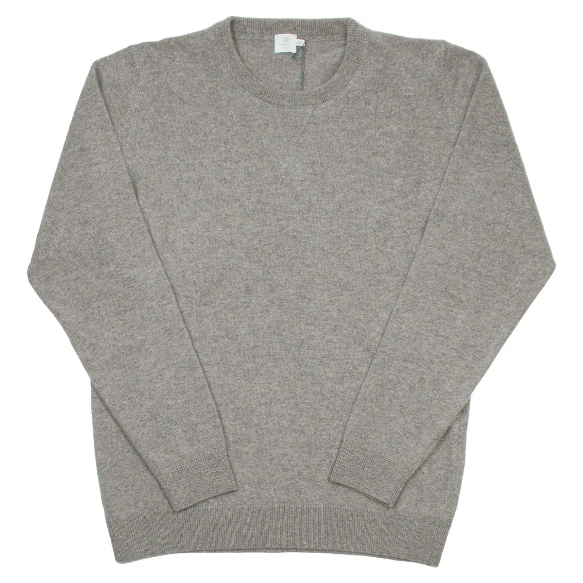 Sunspel - Luxury Wool Sweatshirt - Marble