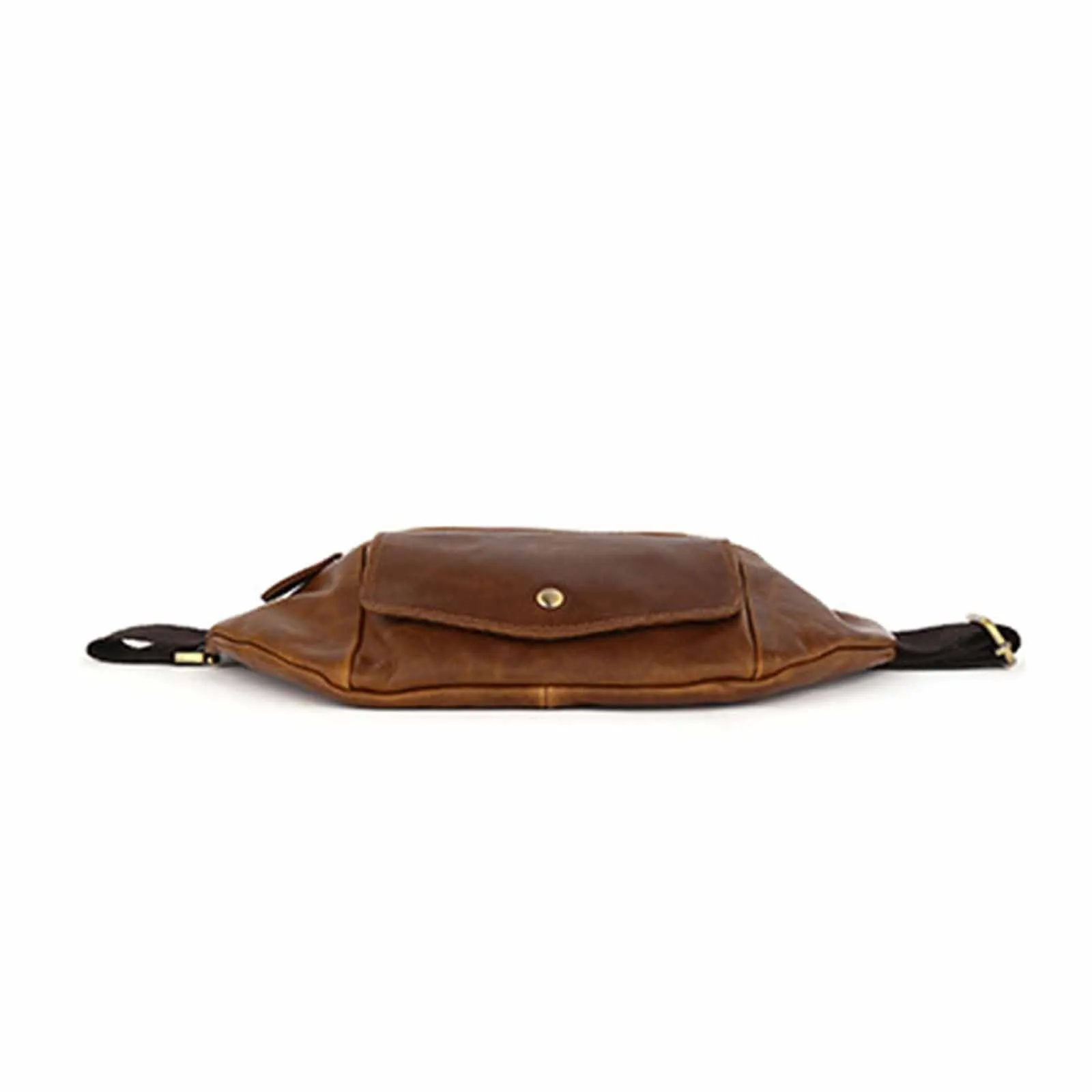 Vintage Leather Belt Bag For Women