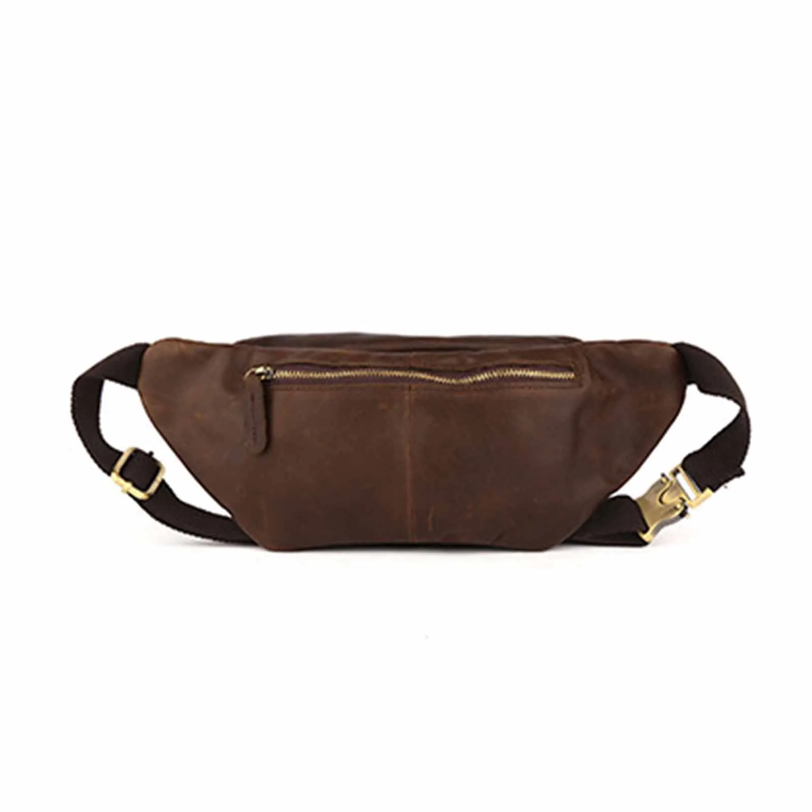 Vintage Leather Belt Bag For Women