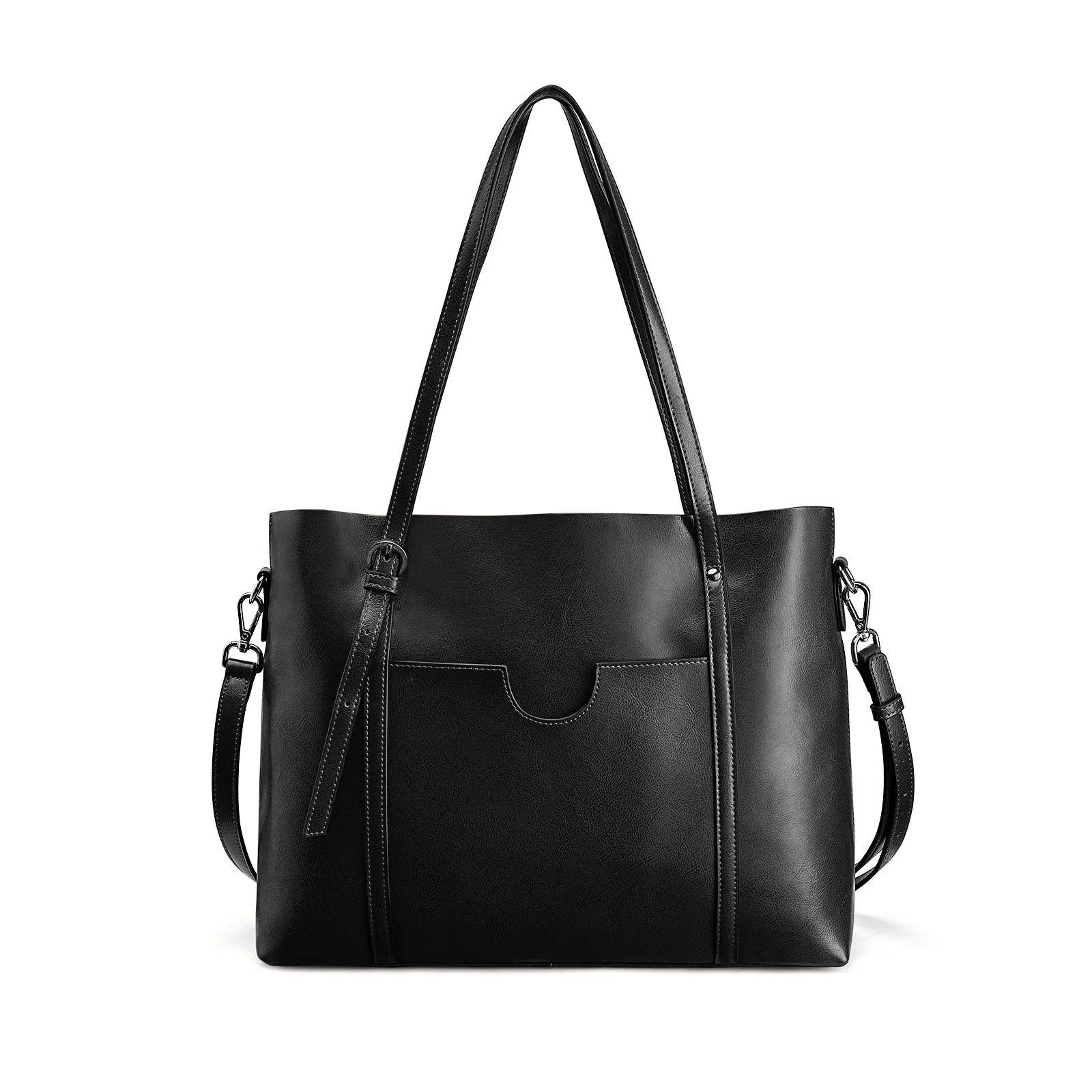 Women Genuine Leather Daily Work Tote