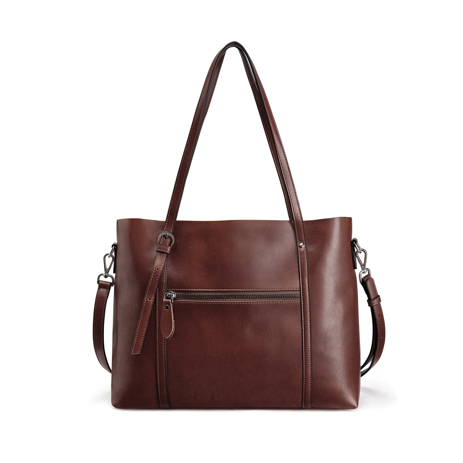 Women Genuine Leather Daily Work Tote