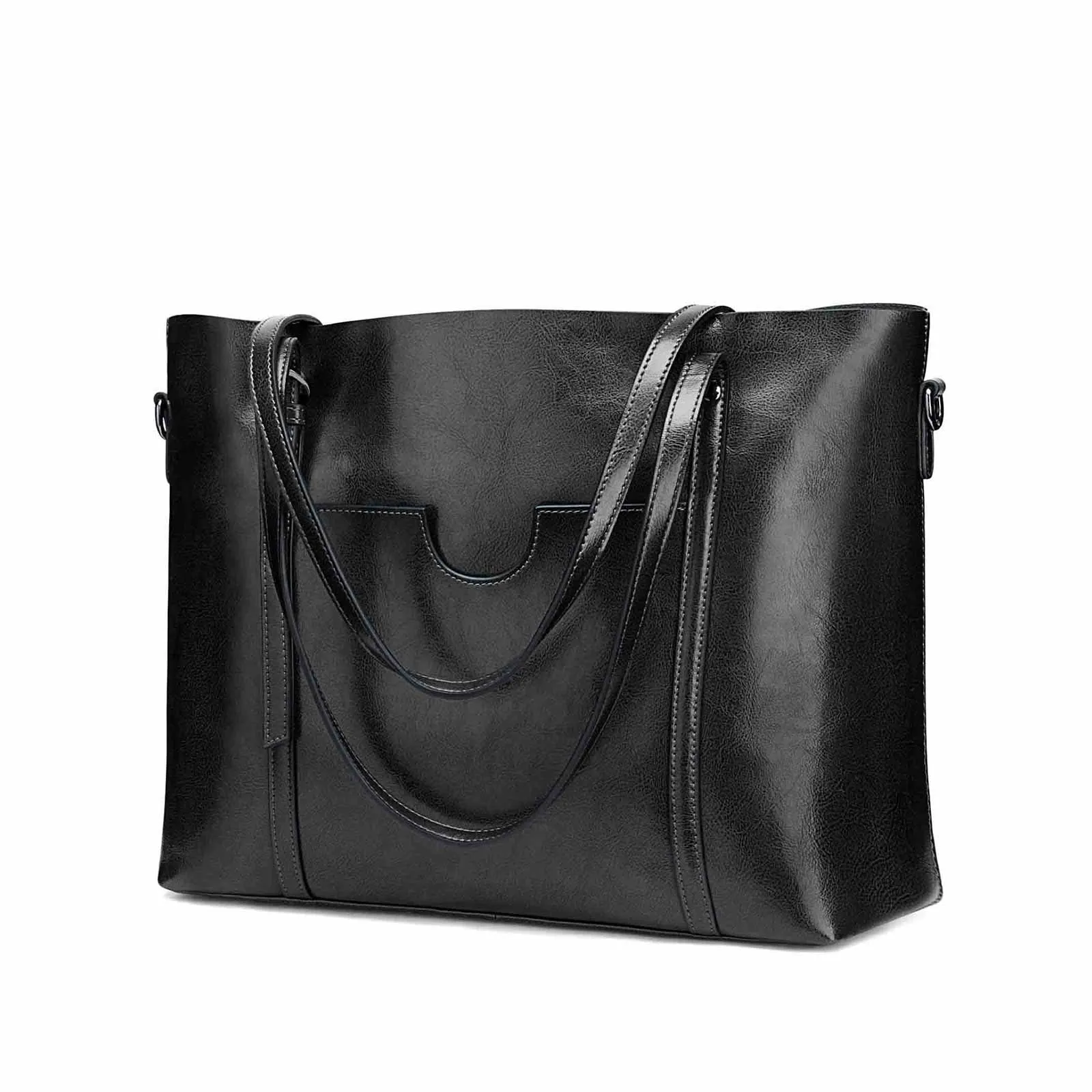 Women Genuine Leather Daily Work Tote