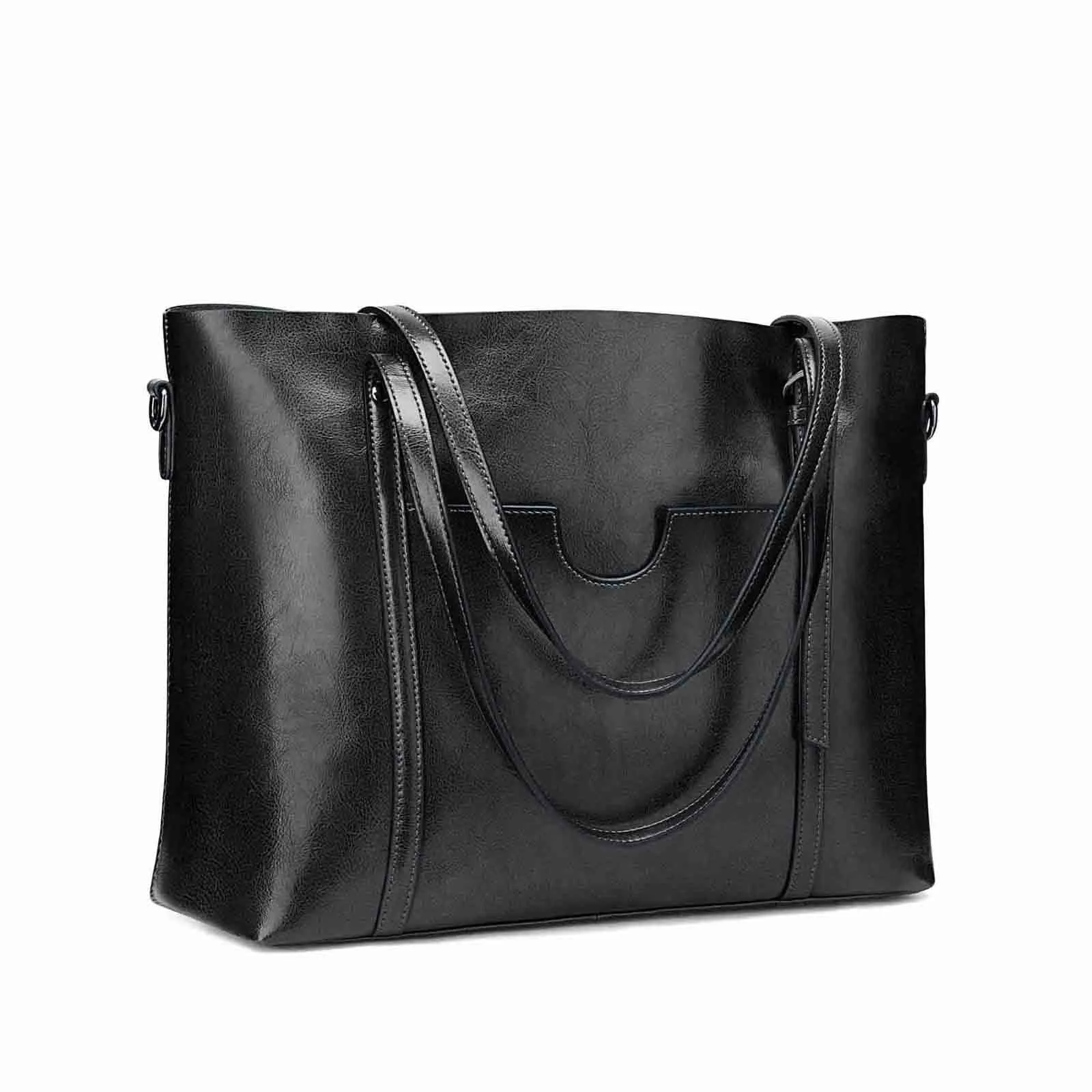 Women Genuine Leather Daily Work Tote