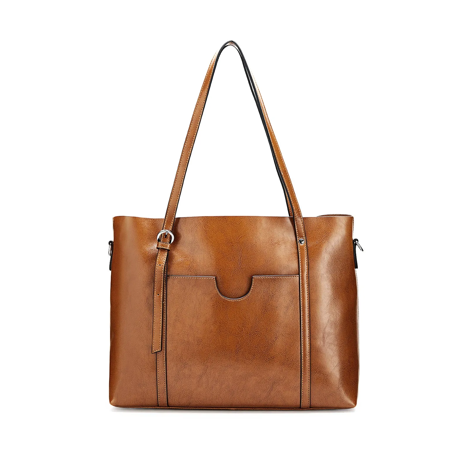 Women Genuine Leather Daily Work Tote