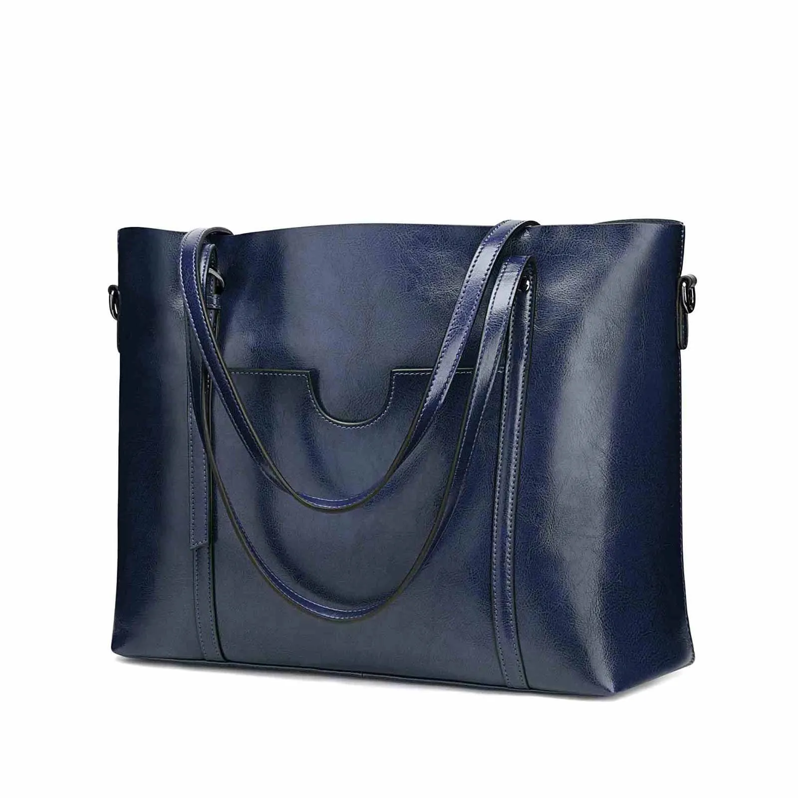 Women Genuine Leather Daily Work Tote