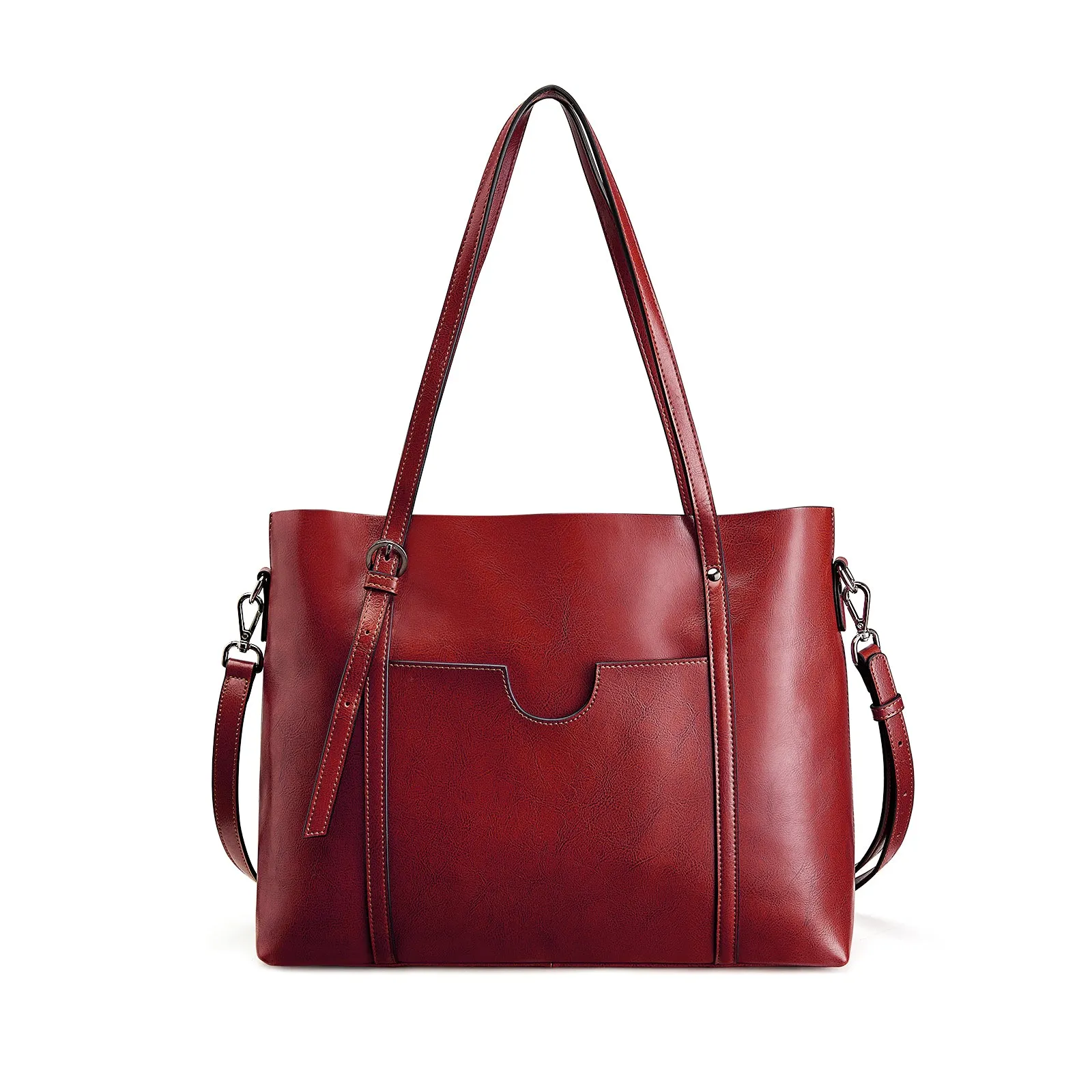 Women Genuine Leather Daily Work Tote