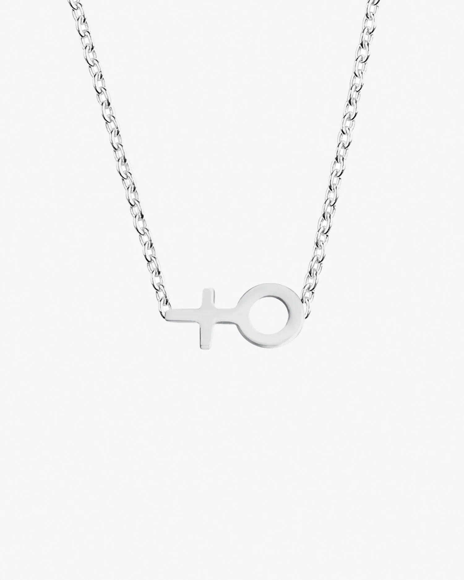 Women Unite single necklace silver